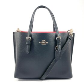 Coach  Color Leather Tote Bag